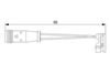 Bosch Warning Contact, brake pad wear 1 987 473 006 (1987473006)