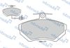 Комплект тормозных колодок, дисковый тормоз MANDO MBF015124