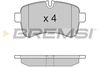 Комплект гальмівних колодок, дискове гальмо BREMSI BP3315 (29232, SPB315)