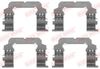 Комплектуючі, колодки дискового гальма QUICK BRAKE 109-1738