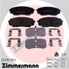 Набір гальмівних колодок, дисковий гальмо ZIMMERMANN 22378.170.2 (22378, 22379, 22380)