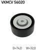 Vratná/vodicí kladka, klínový žebrový řemen VKMCV 56020