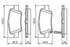 комплект спирачно феродо, дискови спирачки