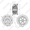 Натяжной ролик, ремень ГРМ GMB GTB0150