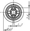 Bosch Control, headlight range adjustment 0 132 801 143