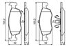 Bosch Brake Pad Set, disc brake 0 986 494 824