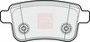 APEC Brake Pad Set, disc brake PAD1932