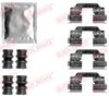 Комплектуючі, колодки дискового гальма QUICK BRAKE 109-1858