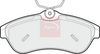 APEC Brake Pad Set, disc brake PAD1250