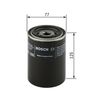 Воздушный фильтр BOSCH F 026 400 392 (S0392)
