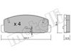 Комплект гальмівних колодок, дискове гальмо METELLI 22-0302-2 (D0482, 24045)