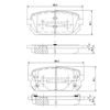 Комплект тормозных колодок, дисковый тормоз NIPPARTS N3610309