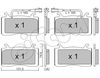 Комплект тормозных колодок, дисковый тормоз CIFAM 822-1141-0 (22507, 22509, D2052, 22508)