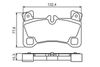 Bosch Brake Pad Set, disc brake 0 986 494 205