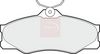 APEC Brake Pad Set, disc brake PAD518