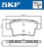 комплект спирачно феродо, дискови спирачки
