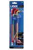 Laser Tools Colour Coded Hex Key Set - Ball End 9pc