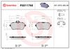 BREMBO Brake Pad Set, disc brake P50117NX
