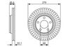 Bosch Brake Disc 0 986 479 916 (0986479916)