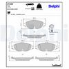 Sada brzdových destiček, kotoučová brzda LP3584