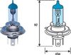 Лампа накаливания, фара дальнего света MAGNETI MARELLI 002602100000 (H4 12 BL)
