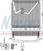 Nissens 92339 Evaporator, air conditioning