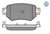 Meyle Brake Pad Set, disc brake 025 223 4915
