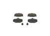 Комплект гальмівних колодок, дискове гальмо BOSCH 0 986 460 993 (BP560, E1 90R-011078/863, 21545)