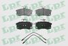 Комплект гальмівних колодок, дискове гальмо LPR 05P988 (23671, 05P988)
