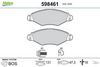 комплект спирачно феродо, дискови спирачки