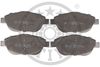 Комплект тормозных колодок, дисковый тормоз OPTIMAL BP-12558