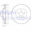 Тормозной диск DELPHI BG4783C