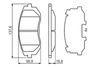 комплект спирачно феродо, дискови спирачки