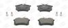 Комплект гальмівних колодок, дискове гальмо CHAMPION 571361CH