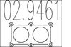Прокладка, труба выхлопного газа MTS 02.9461