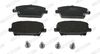 Комплект гальмівних колодок, дискове гальмо FERODO FDB1859 (24087)