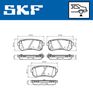 комплект спирачно феродо, дискови спирачки