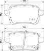 Комплект гальмівних колодок, дискове гальмо BREMBO P 23 190 (25819, 25820, 25818)