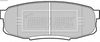 Комплект гальмівних колодок, дискове гальмо BORG & BECK BBP2244