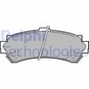 Комплект гальмівних колодок, дискове гальмо DELPHI LP1012 (23023, 23024, 23025, D669-7547)