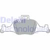 Комплект тормозных колодок, дисковый тормоз DELPHI LP3299
