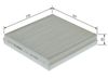 BOSCH Filter, cabin air 1 987 435 163