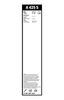 Bosch Wiper Blade 3 397 007 425 - A425S