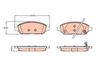 комплект спирачно феродо, дискови спирачки