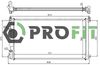 Радиатор, охлаждение двигателя PROFIT 1740-0172