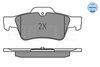 Meyle 025 233 3516 Brake Pad Set, disc brake