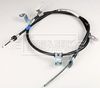 BORG & BECK Cable Pull, parking brake BKB3697