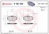 BREMBO Brake Pad Set, disc brake P 68 022