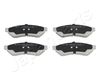 Комплект тормозных колодок, дисковый тормоз JAPANPARTS PP-W01AF