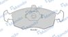 Комплект тормозных колодок, дисковый тормоз MANDO MBF015166
